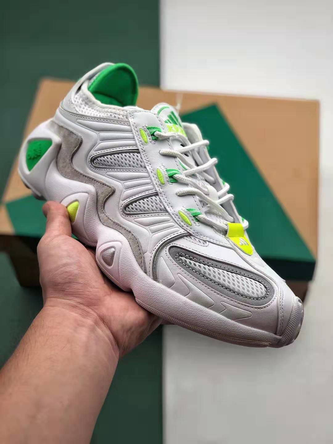Adidas FYW S-97 Ronnie Fieg White Neon EF3646 - Stylish and Neon Sneakers