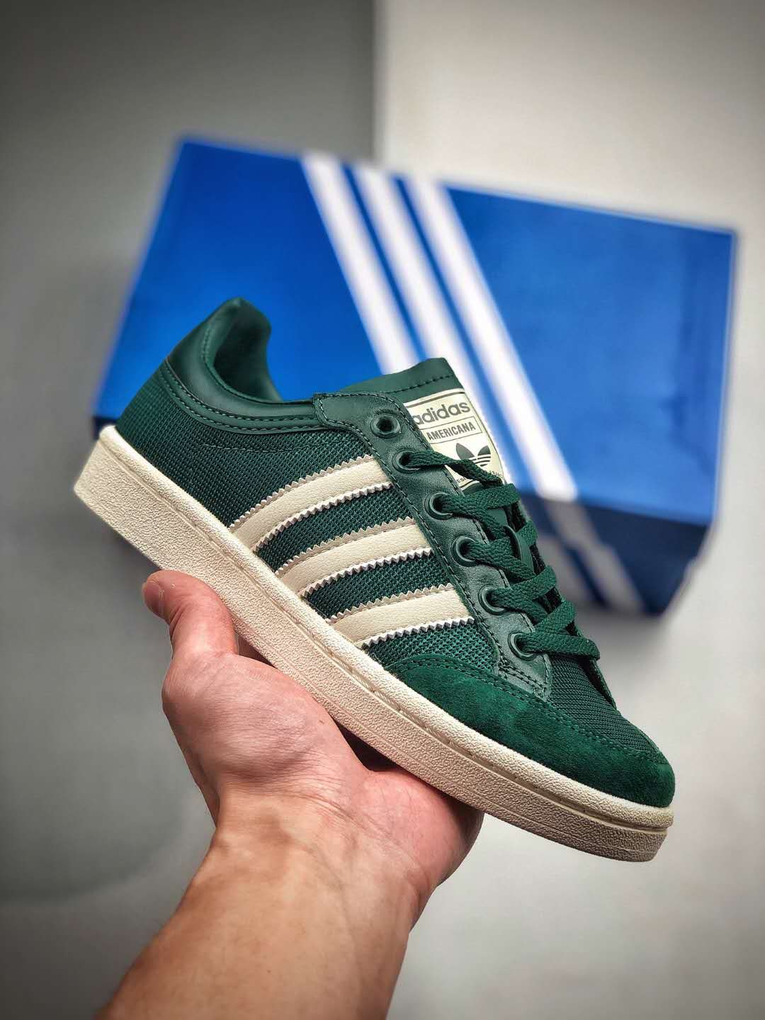 Adidas Originals Americana Low Green White - EF2801 | Stylish & Retro Footwear