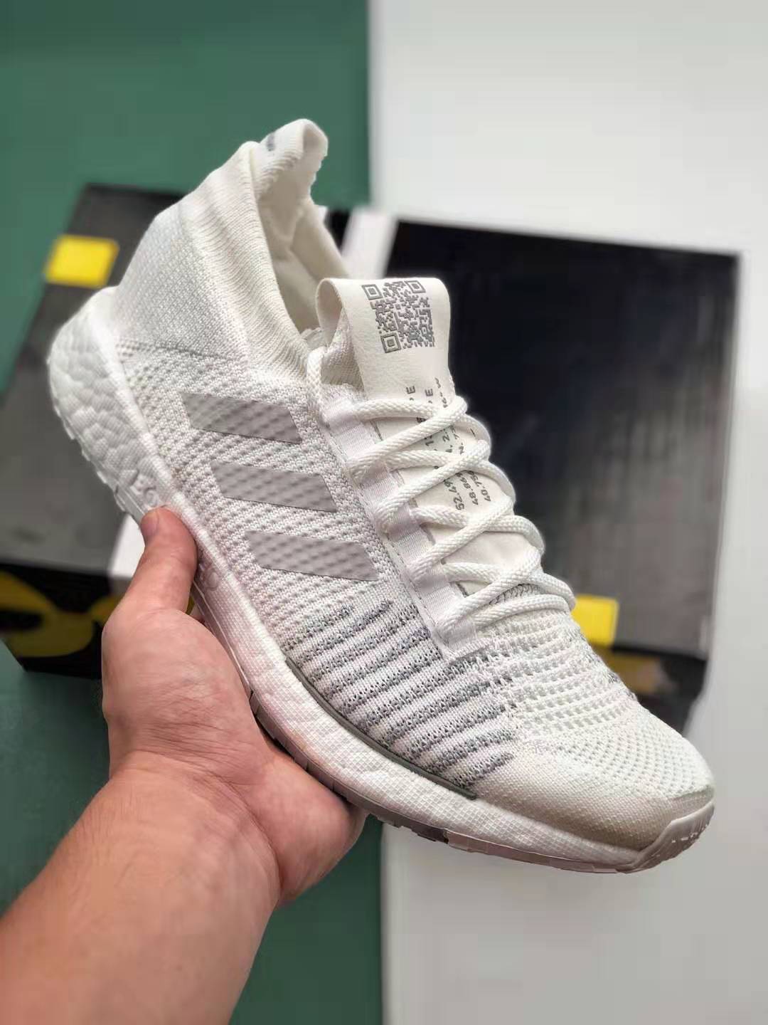 Adidas PulseBoost HD White Grey G26930 - Stylish and Comfortable Running Shoes