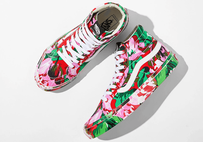 Vans Kenzo x OG SK8-HI LX 'Floral Red' VN0A4BVB02G